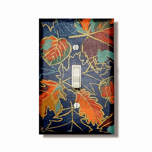 Autumn Changing Leaves Fabric Light Switch & Outlet Covers - Kustom Kreationz by Kila