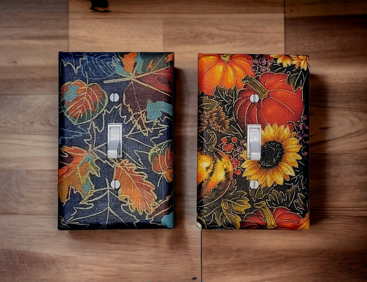 Beautifully Autumn Duo | Light Switch Plates