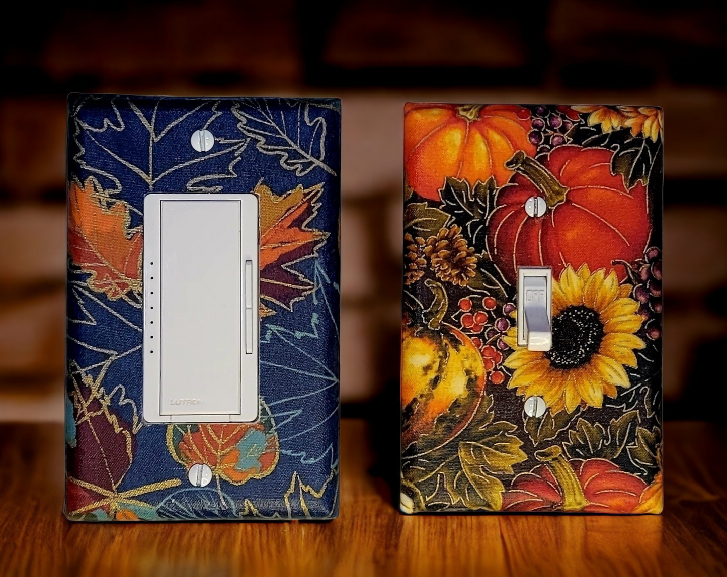 Beautifully Autumn Duo | Light Switch Plates