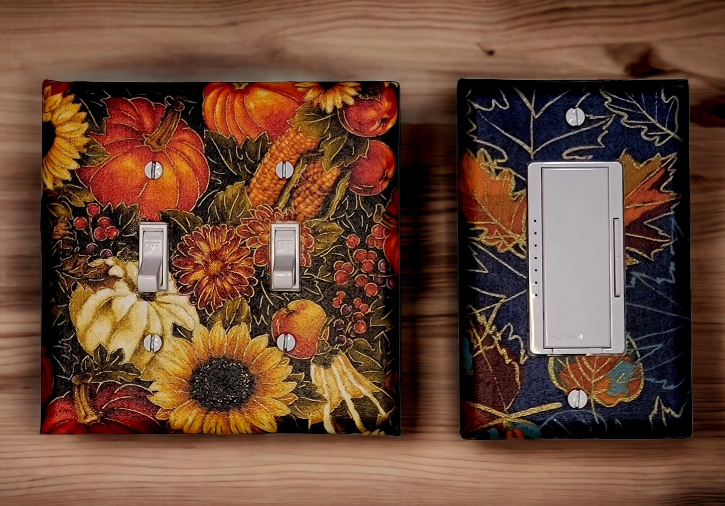 Beautifully Autumn Duo | Light Switch Plates