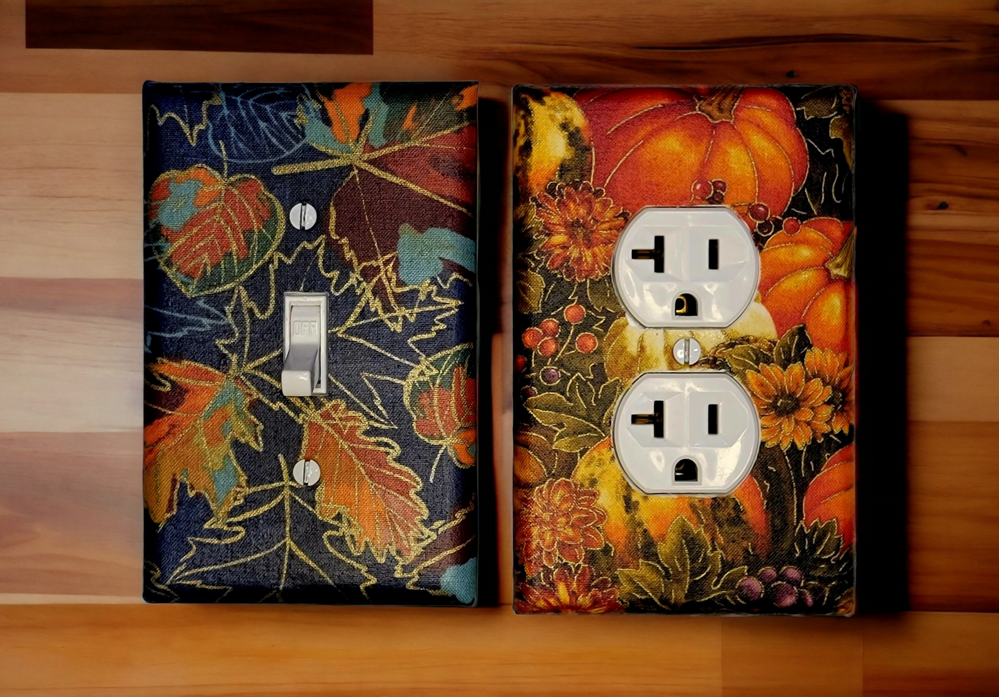 Beautifully Autumn Duo | Light Switch Plates