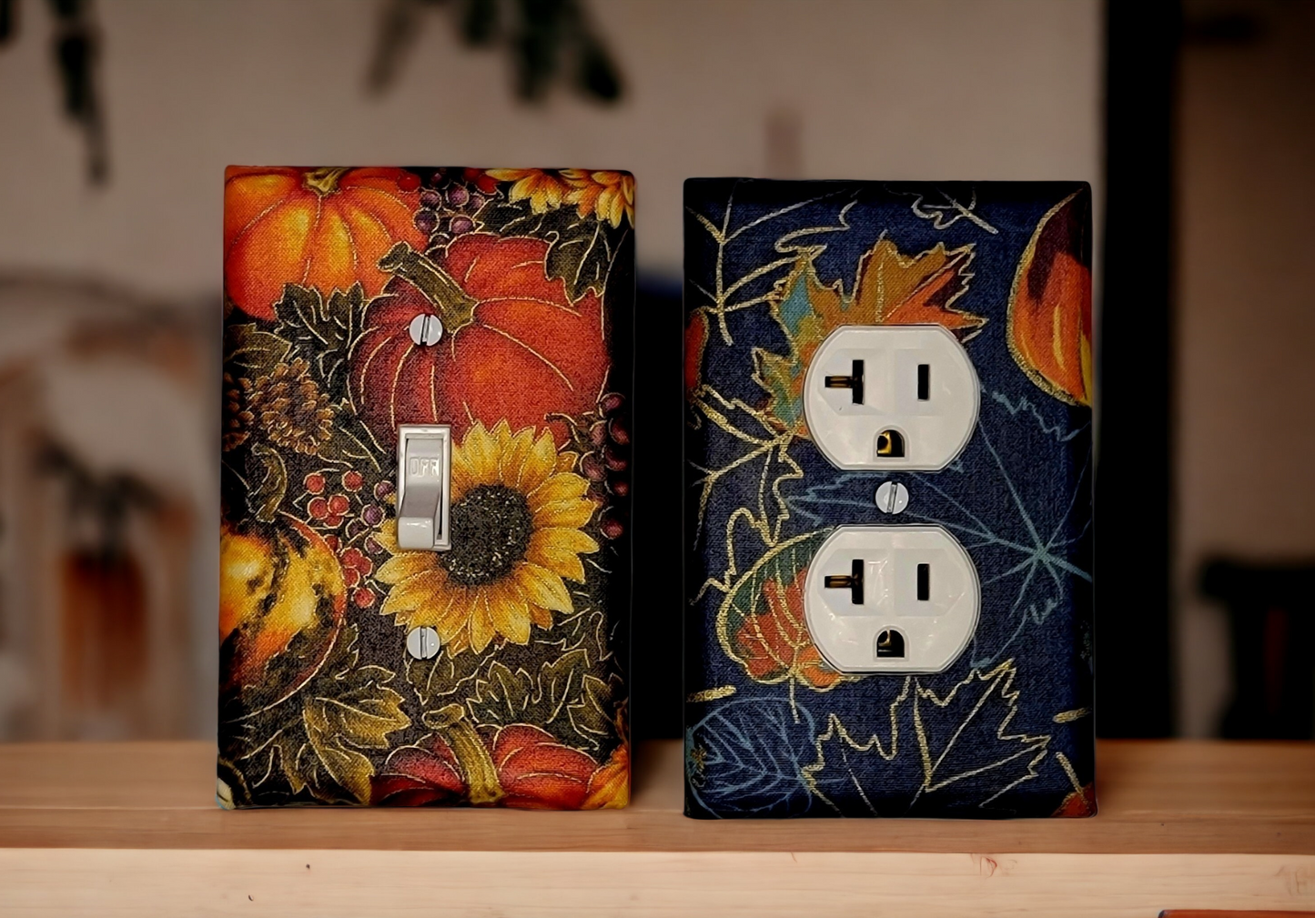 Beautifully Autumn Duo | Light Switch Plates