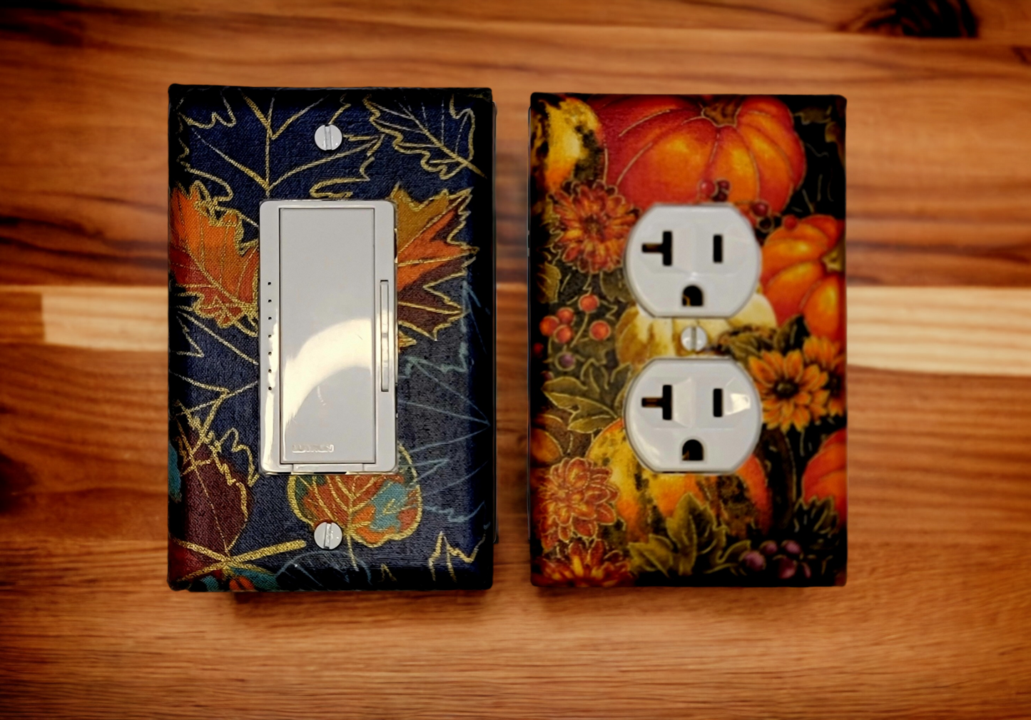 Beautifully Autumn Duo | Light Switch Plates