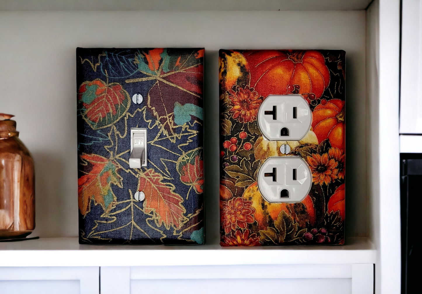 Beautifully Autumn Duo | Light Switch Plates