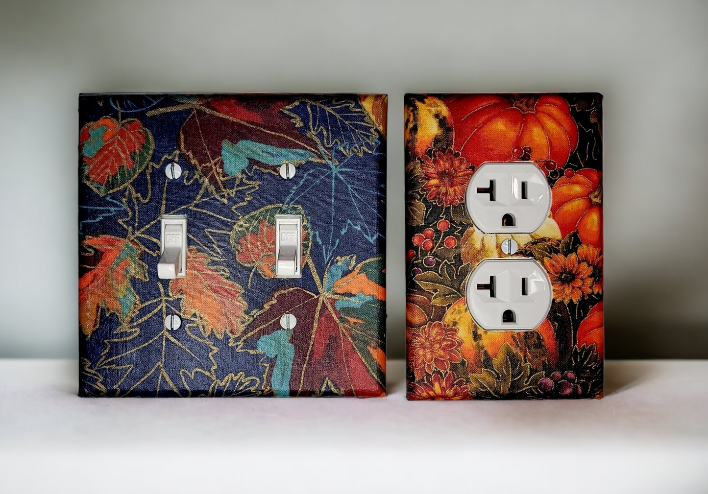 Beautifully Autumn Duo | Light Switch Plates