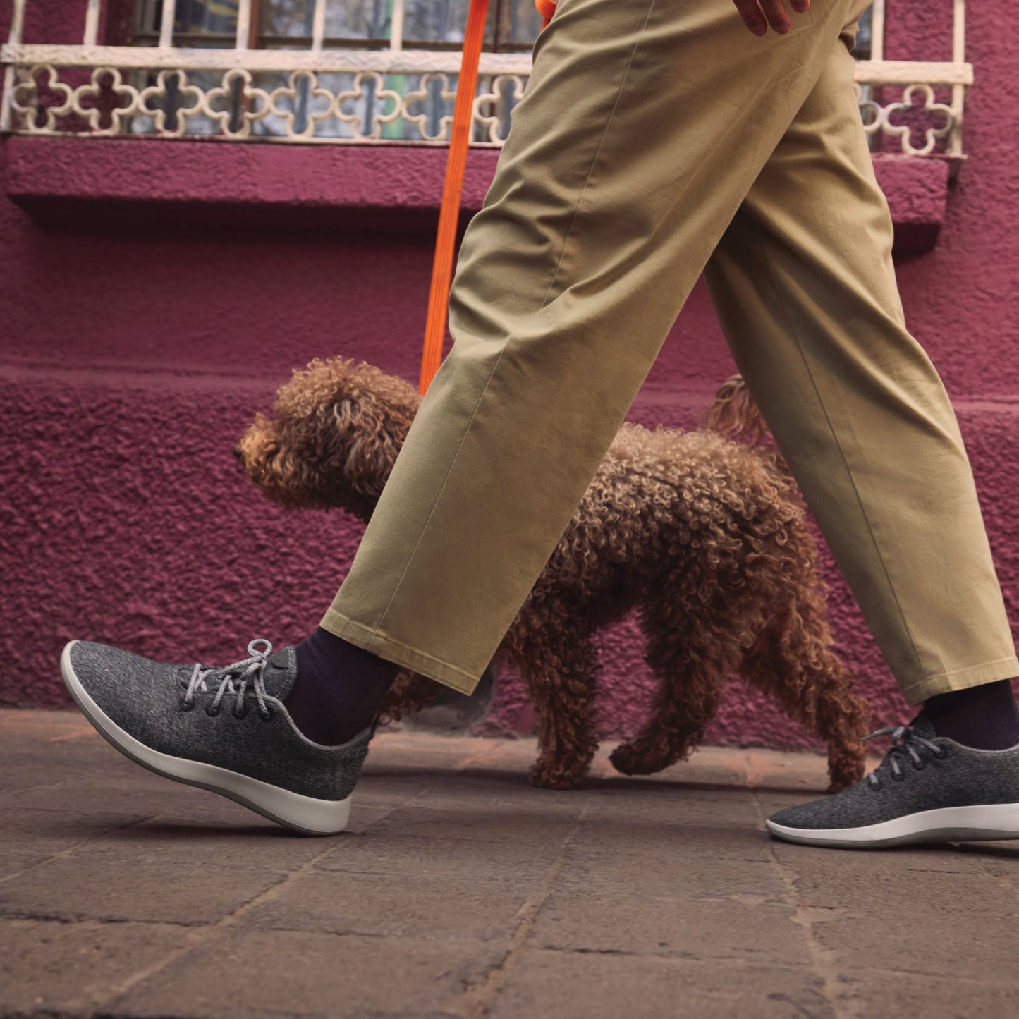 Men's Wool Runners - Calm Teal (Natural White Sole)