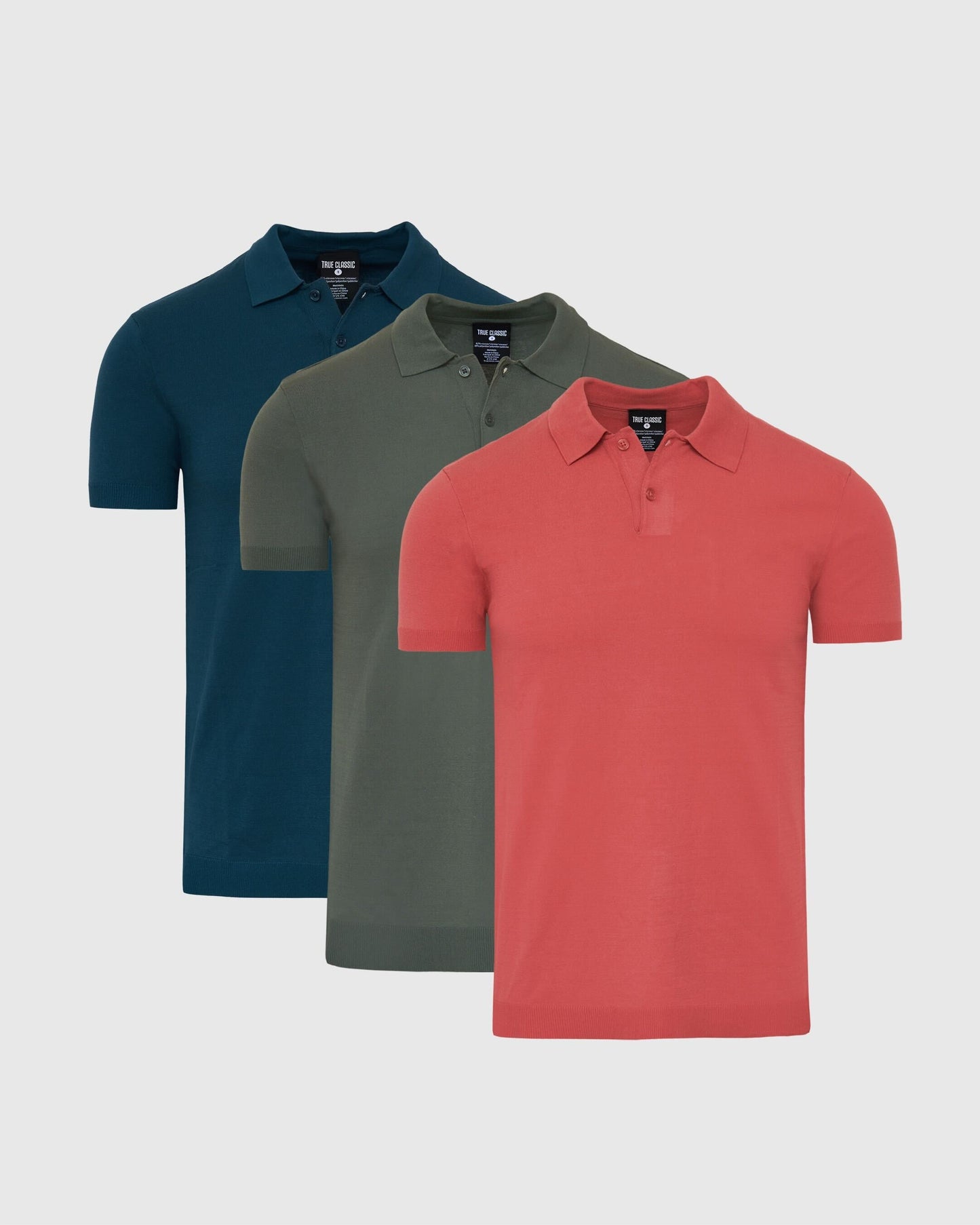 Seasonal Hues Short Sleeve Sweater Polo 3-Pack