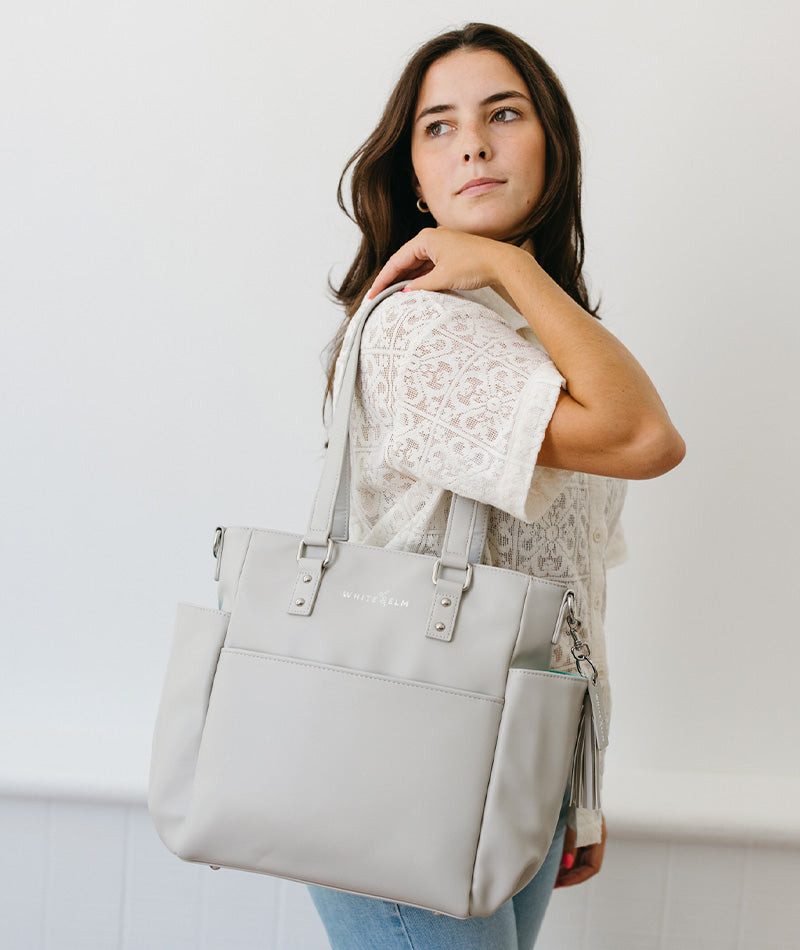 Carina Tote Bag - Silver