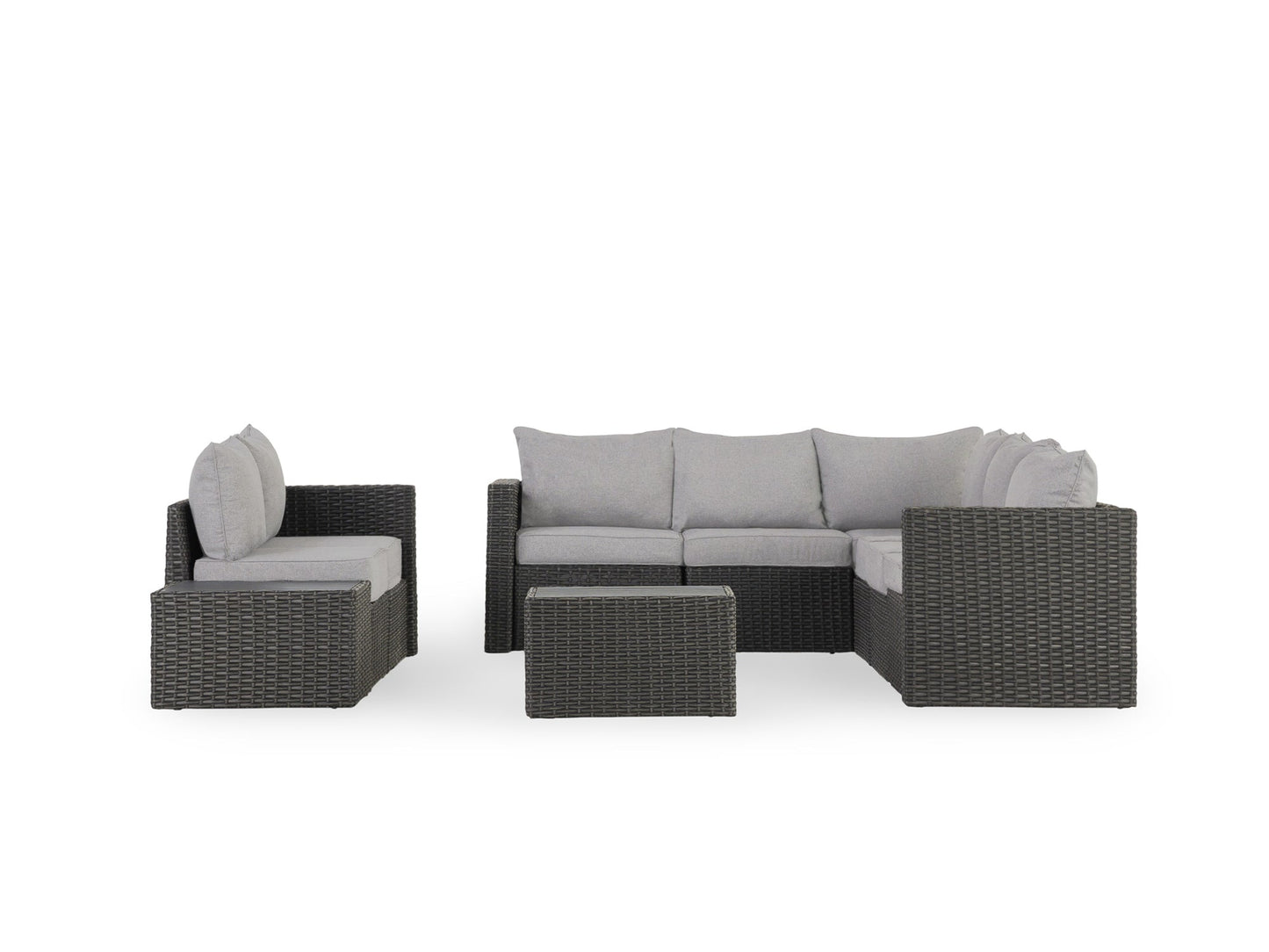 Transformer Patio Conversation Set - Modular 6 Piece to 10