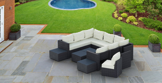 Transformer Patio Conversation Set - Modular 12 Piece to 20