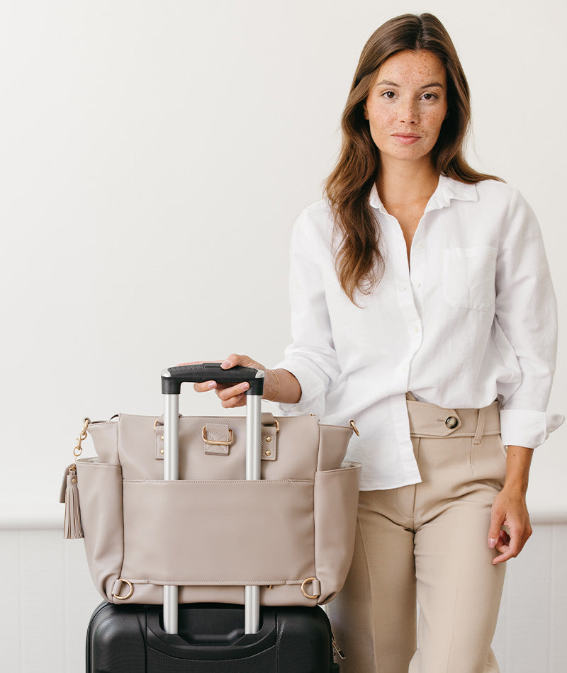 Gemini Convertible Backpack - Taupe