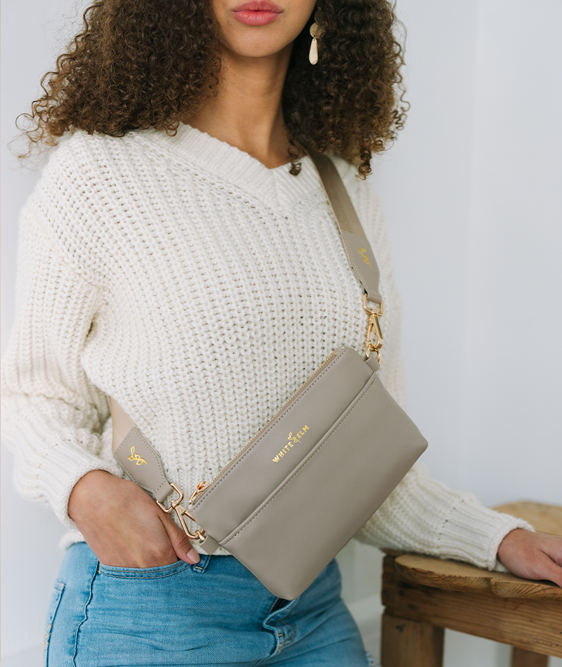 Skye Sling Bag - Taupe