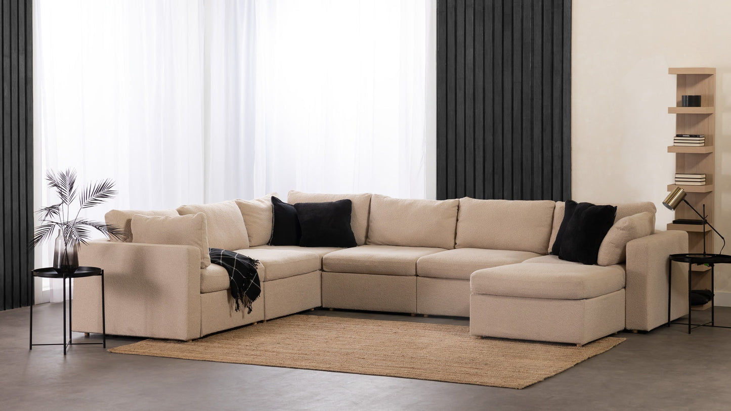 Transformer Couch™ 6 Seater L-Shaped Corner Sectional with Ottoman