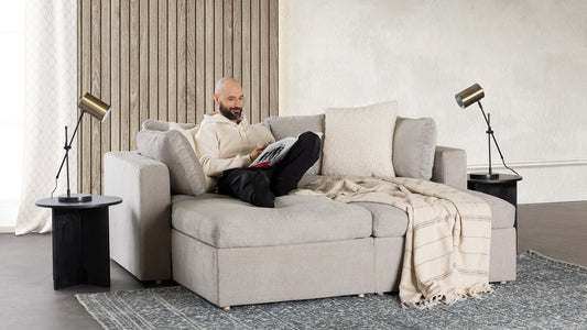 Transformer Couch™ 2 Seater Loveseat Lounge with Ottomans