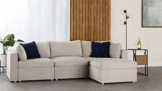 Transformer Couch™ 3 Seater L-Shaped Sectional with Ottoman