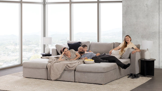 Transformer Couch™ 3 Seater Sofa Bed with Ottomans