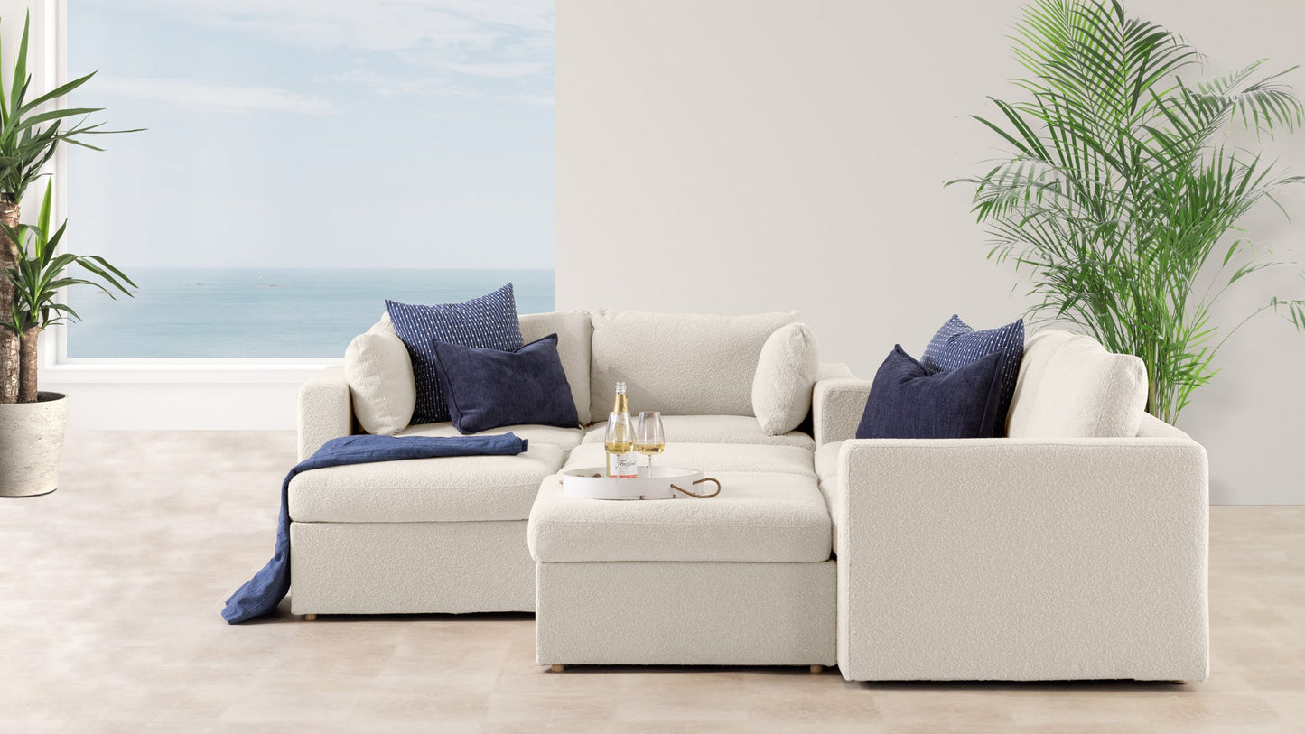 Transformer Couch™ 4 Seater W-Shaped Sectional with Ottomans