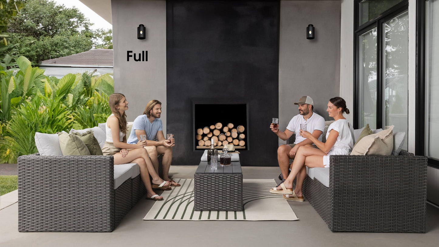 Transformer Patio Conversation Set - Modular 6 Piece to 10