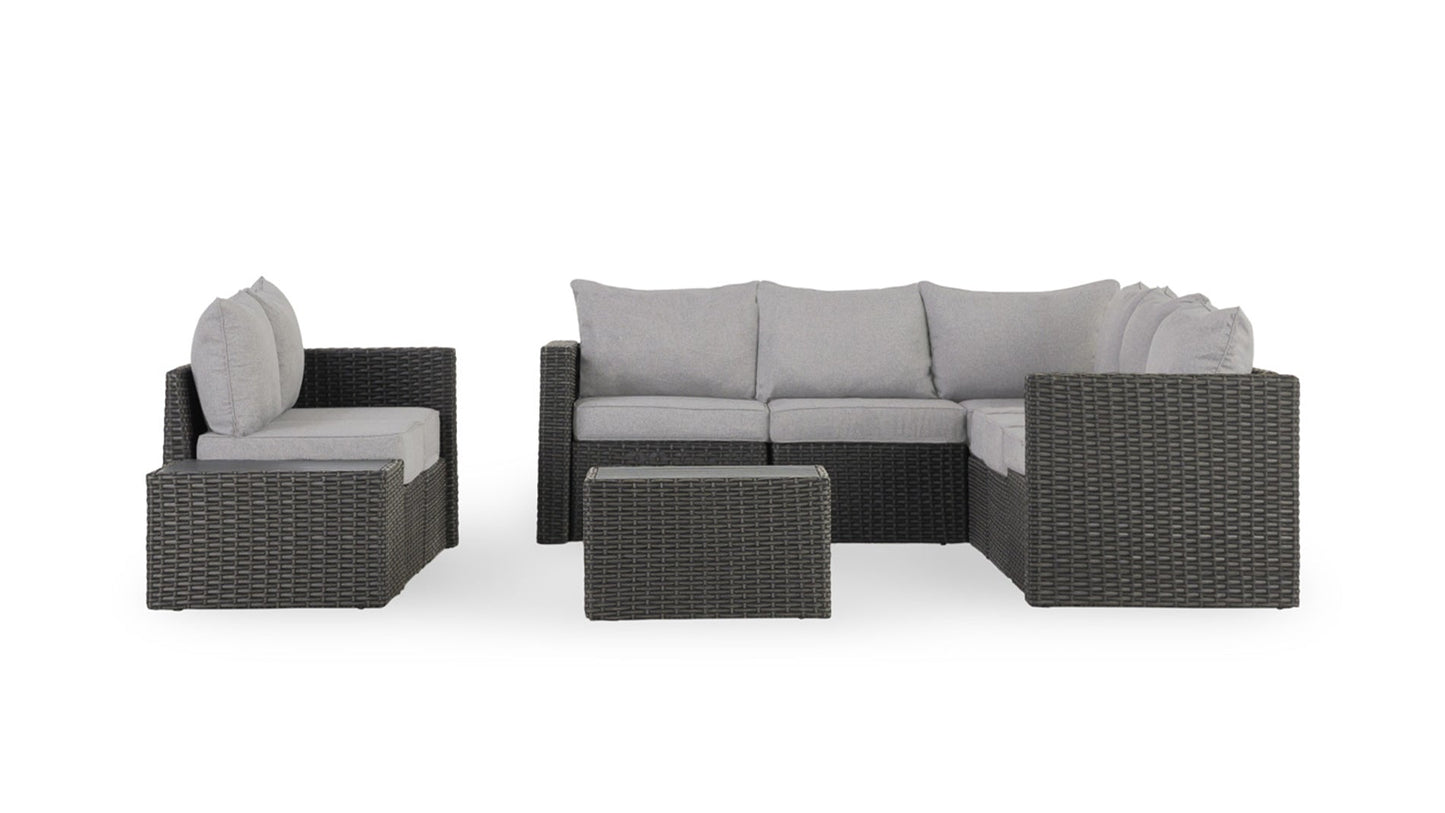 Transformer Patio Conversation Set - Modular 6 Piece to 10