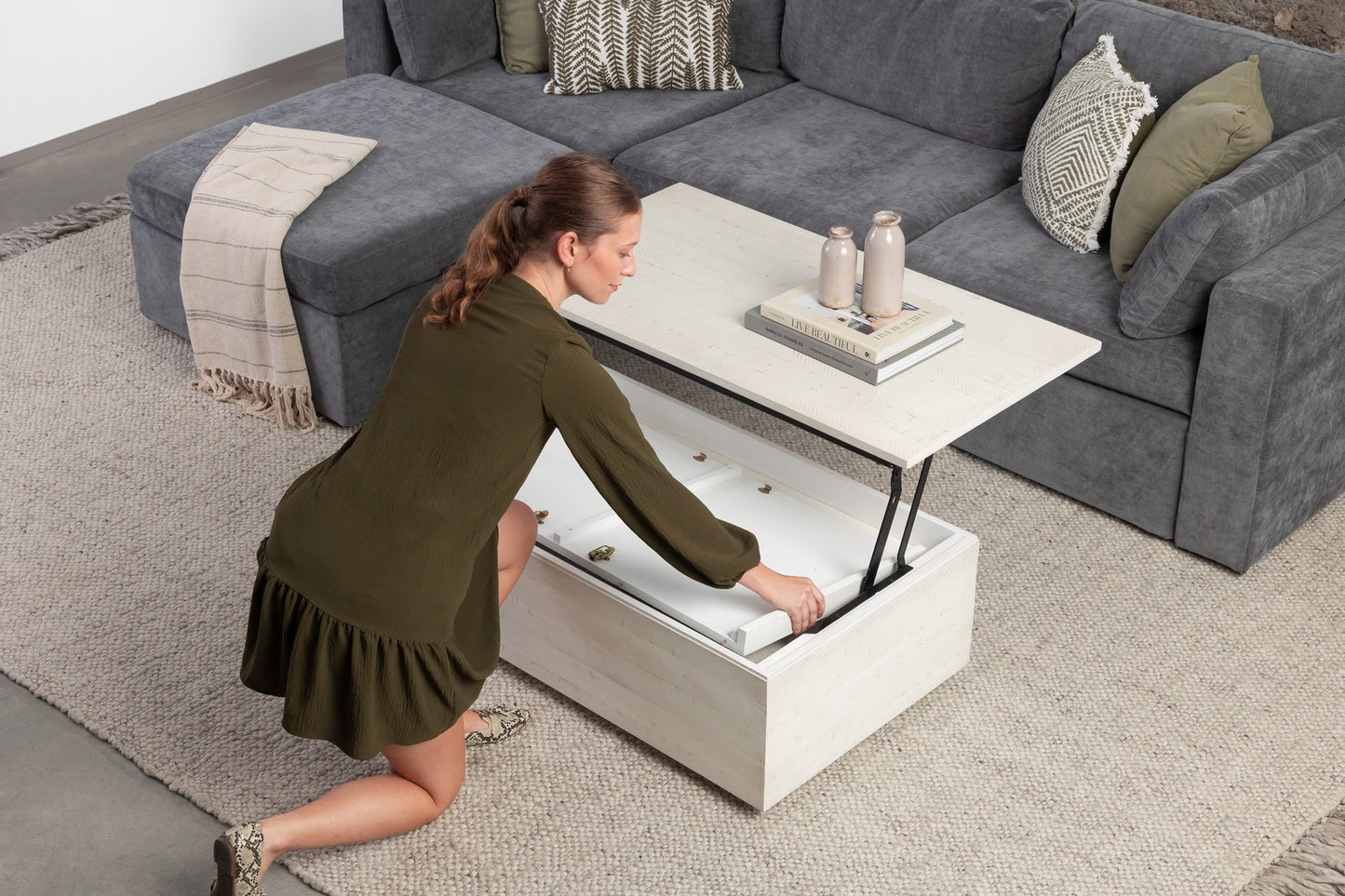 Transformer Coffee Table 4.0 - Panel Storage