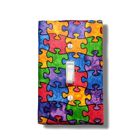 Autism Awareness Light Switch | Wall Plate | Outlet Covers | Toggle | Switchplate - Kustom Kreationz by Kila