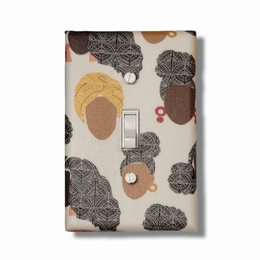 Brown Beauties Natural Hair | Light Switch Covers