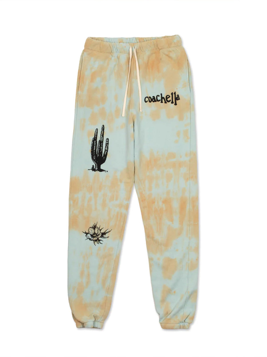 Blue/Peach Dye Sweatpants