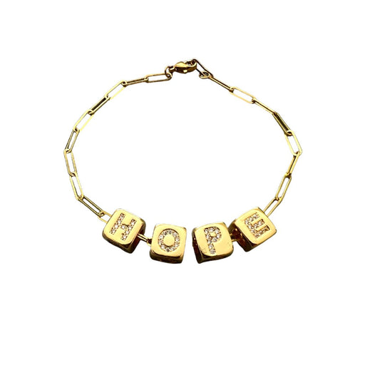 Custom Bling Block Bracelet - Capsul