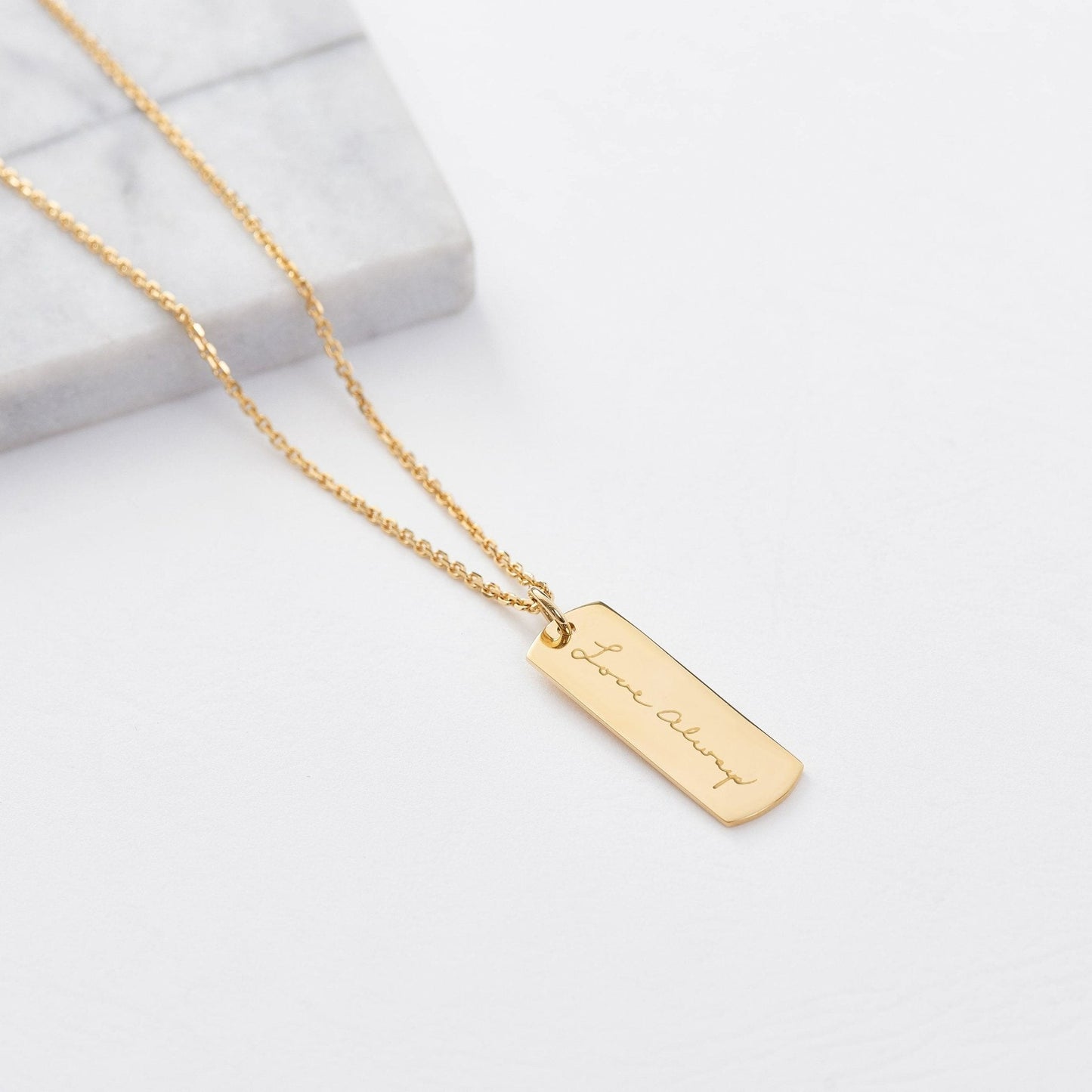 Custom Handwriting ID Necklace - Capsul