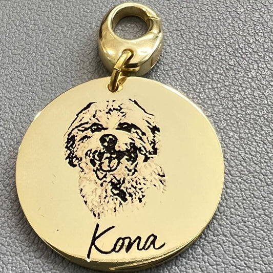 Custom Photo Pet Tag - Capsul