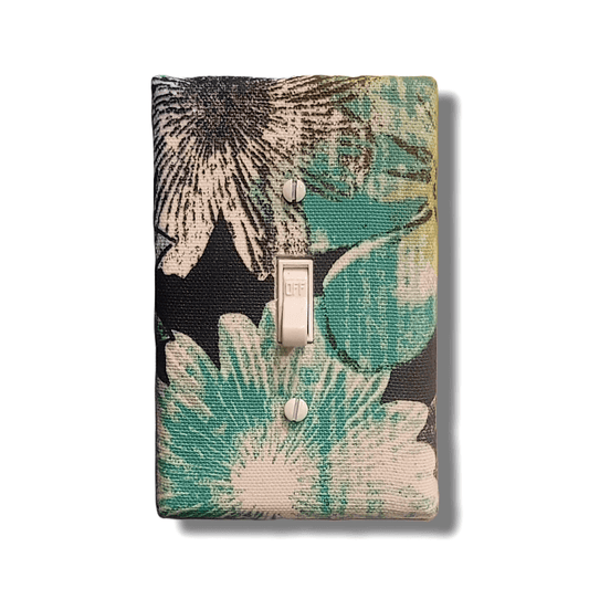 Growing Green Fabric Light Switch | Wall Plate | Outlet Covers | Toggle | Switchplate - Kustom Kreationz by Kila