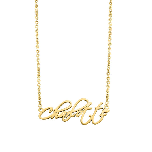 Personalized Name Necklace - "The Charlotte" - Capsul