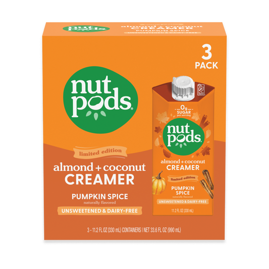 Unsweetened Almond and Coconut Pumpkin Spice Creamer 3 Pack