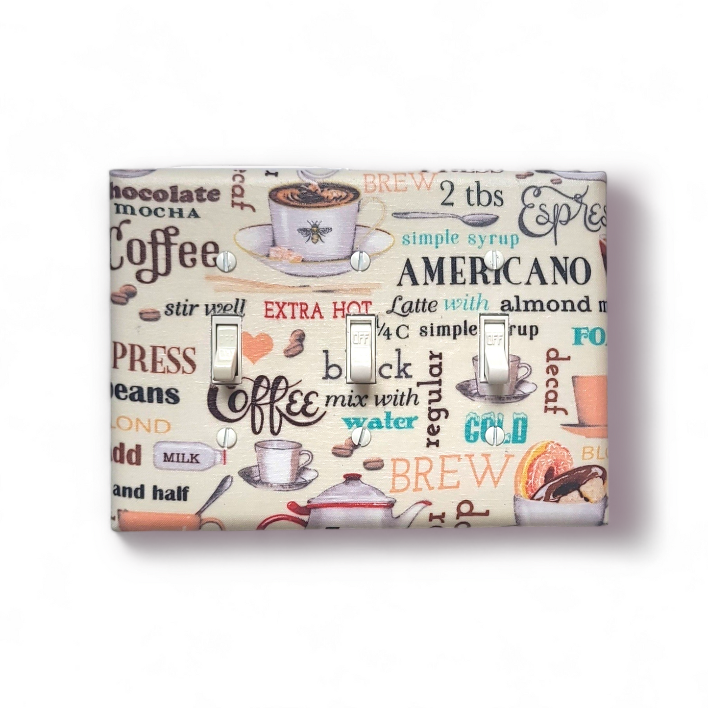 Brewing Coffee Light Switch Covers