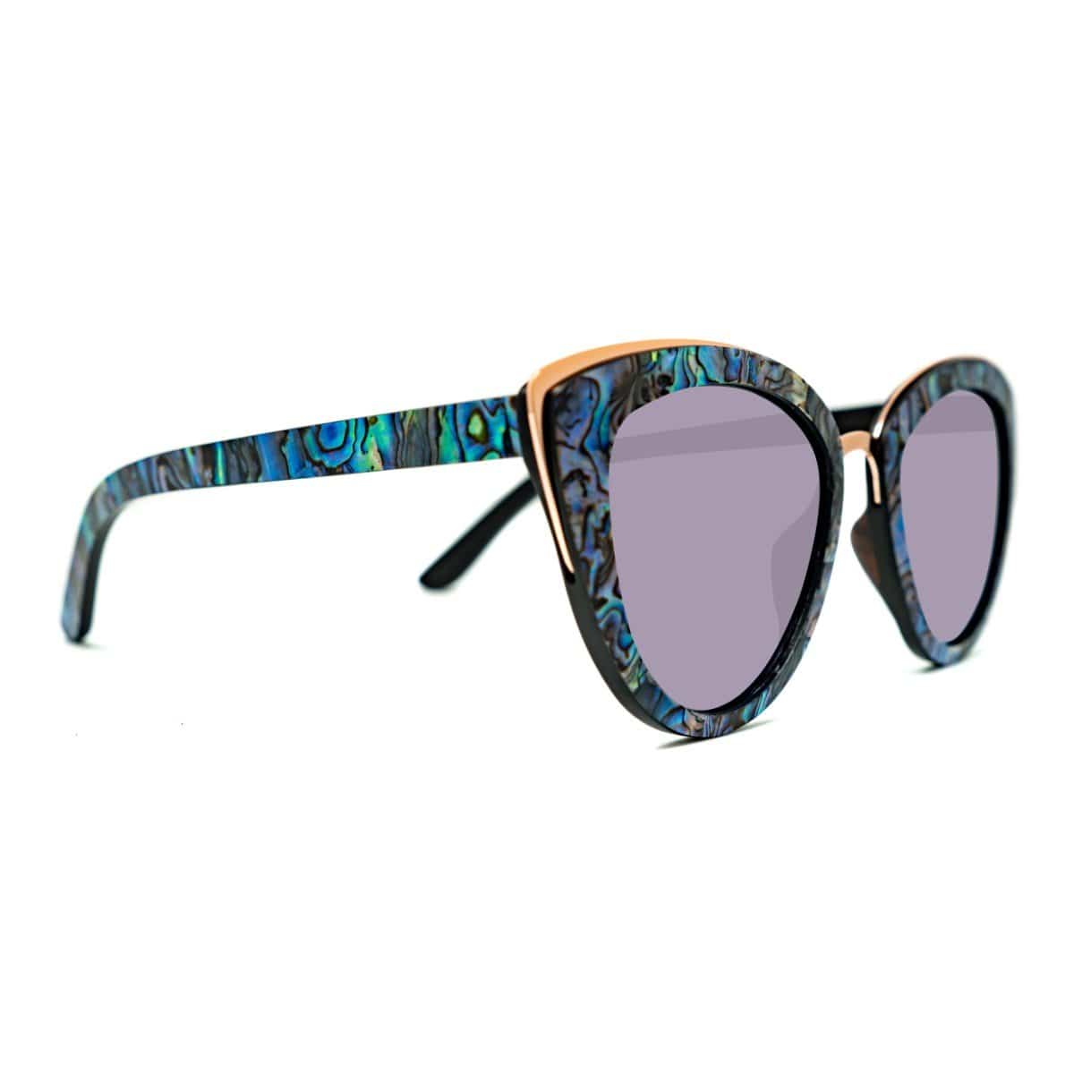 Bombshell Abalone - Wood Sunglasses