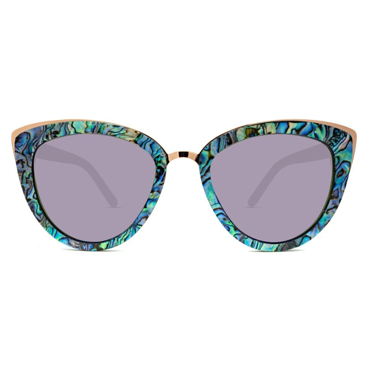 Bombshell Abalone - Wood Sunglasses