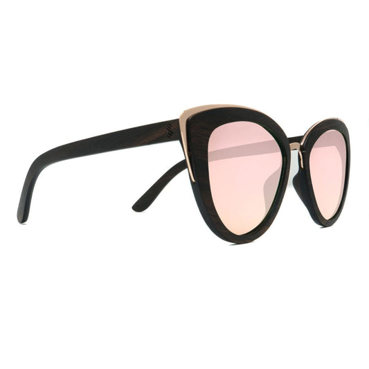 Bombshell - Ebony - Wood Sunglasses