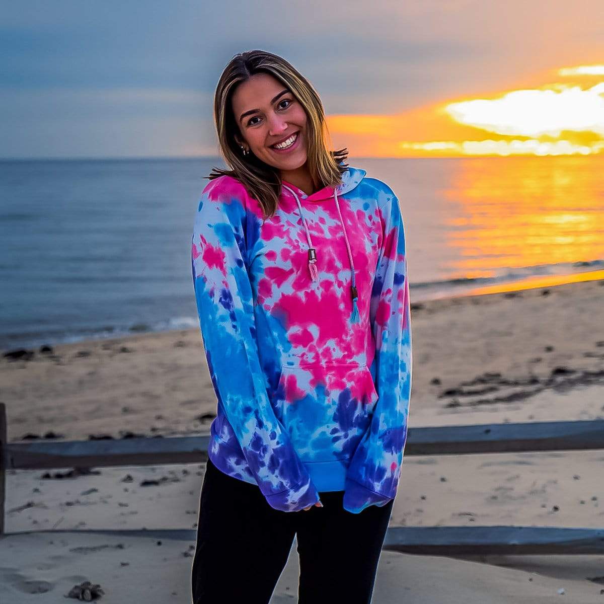 CloudBlend Hoodie - Paint Splatter