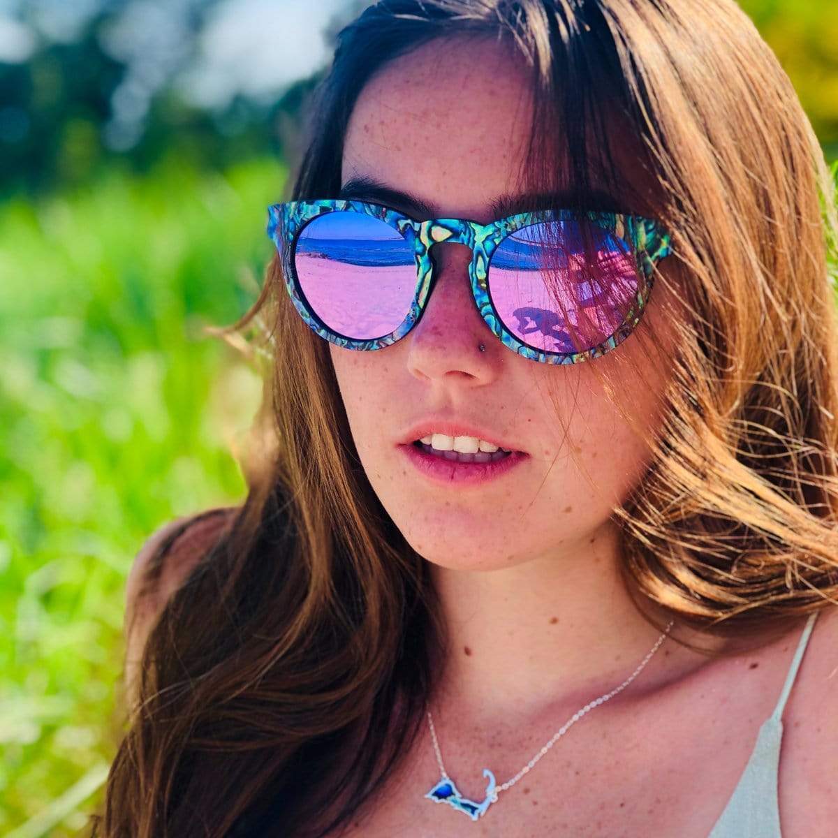 Mermaid - Wood Sunglasses