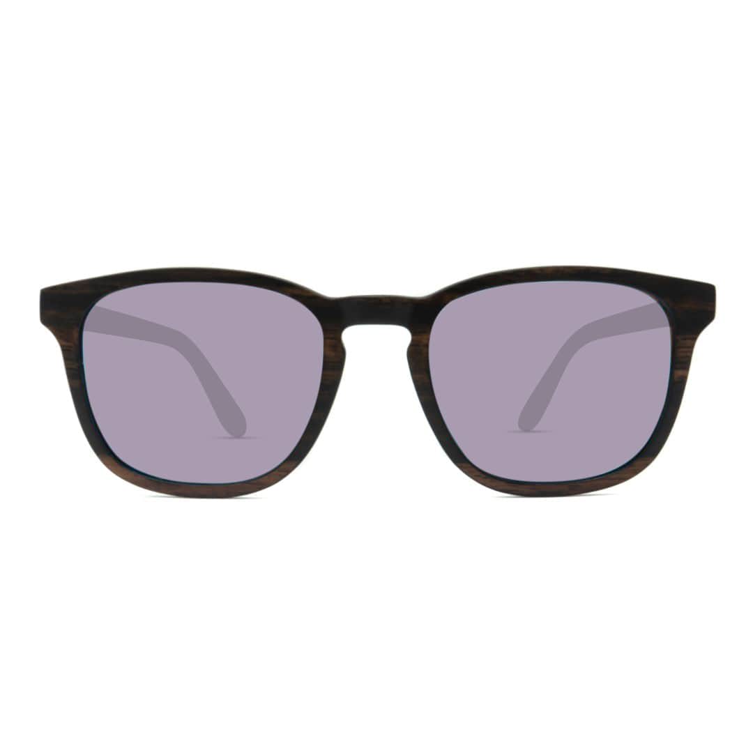 Traveler - Violet - Wood Sunglasses