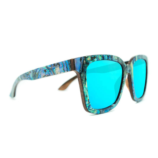 Vixen Abalone - Wood Sunglasses