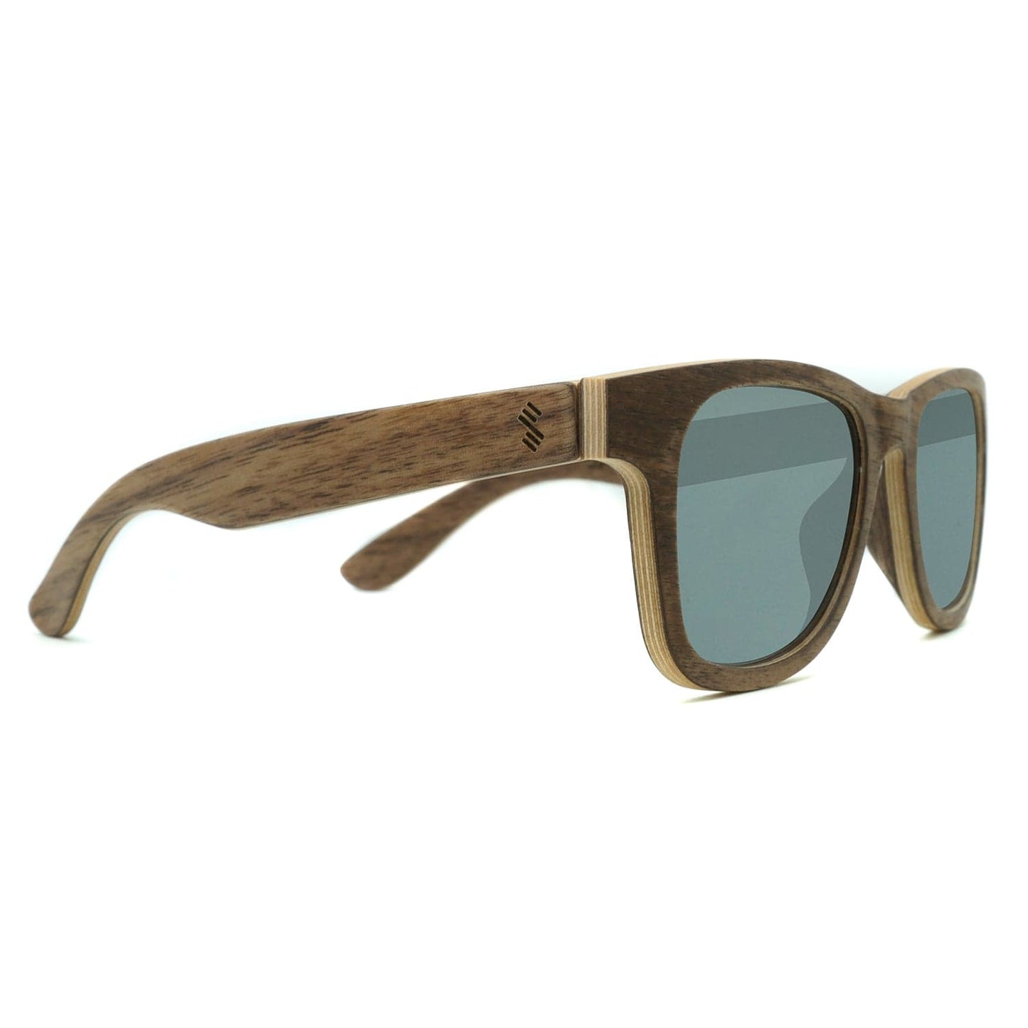 Wanderer - Silver Mirror - Wood Sunglasses