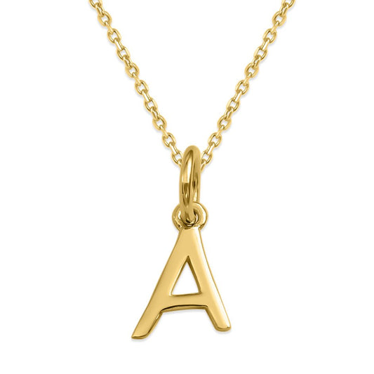 Sterling Silver Alphabet Initials Charms Necklace - Capsul